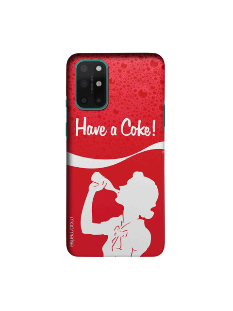 

macmerise Red & White Have A Coke Girl OnePlus 8T Back Cover