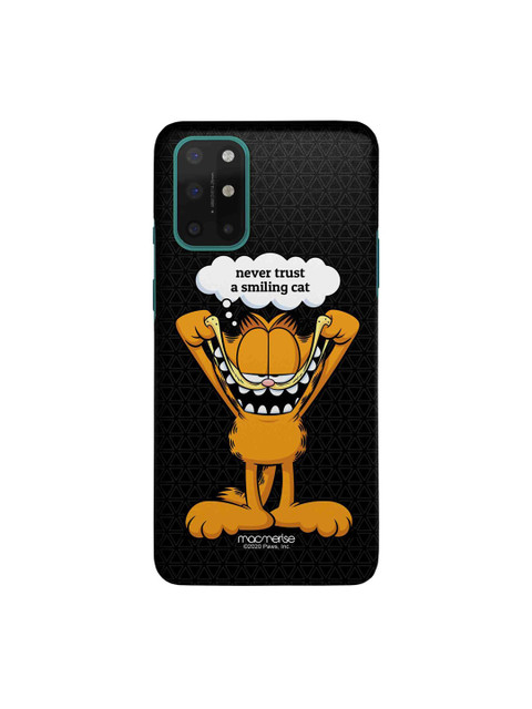 

macmerise Black & Brown Smiling Garfield OnePlus 8T Back Cover