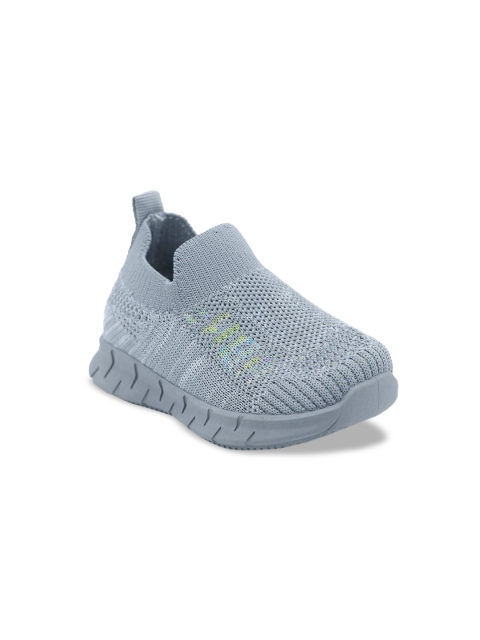 

FEETWELL SHOES Boys Grey Slip-On Sneakers