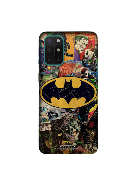 

macmerise Brown & Yellow Comic Bat Print OnePlus 8T Back Cover