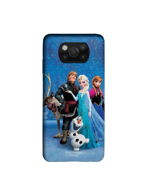 macmerise Blue & Grey Frozen Together Sleek Xiaomi Poco X3 Back Case