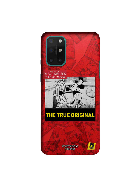 

macmerise Red & White Mickey Potrait Mode Sleek OnePlus 8T Back Case