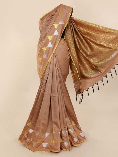 

Pothys Cream-Coloured Woven Design Art Silk Saree