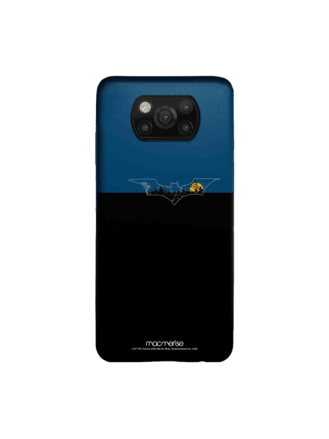 

macmerise Blue & Black Batmans Gotham Sleek Xiamoi Poco X3 Back Case