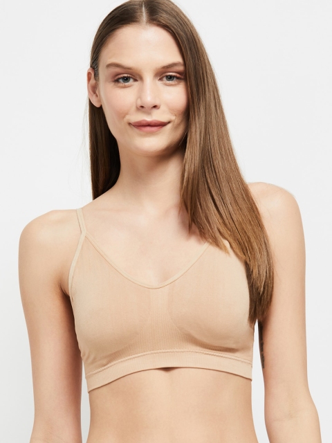 

max Nude-Coloured Solid Non-Wired Non Padded T-shirt Bra SU20SMPD02SKINL