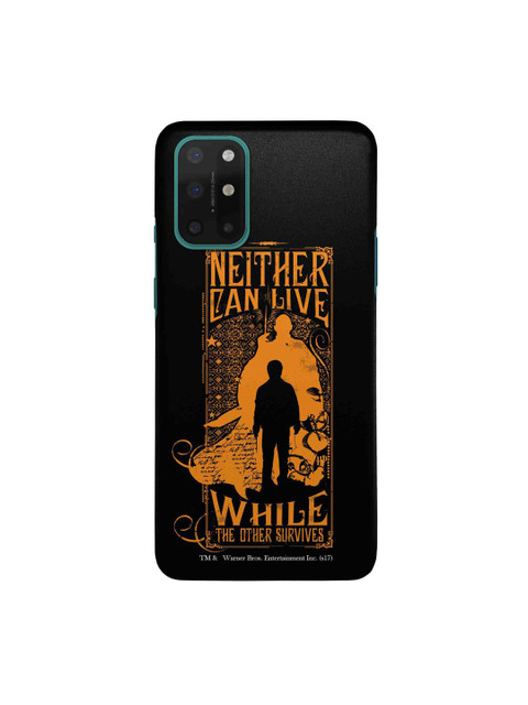 

macmerise Black & Orange Harry VS Voldemort OnePlus 8T Back Cover