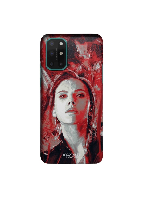 

macmerise Red & Grey Charcoal Art Black Widow Sleek OnePlus 8T Back Case