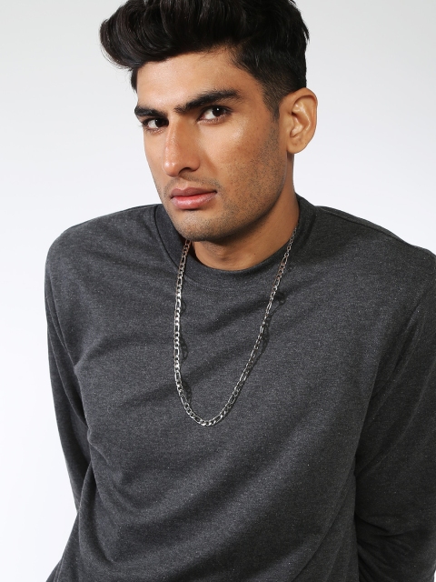 

Blue Saint Men Grey Printed Sweatshirt