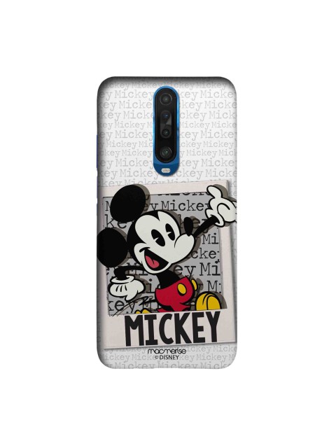 

Macmerise Grey & Black Hello Mr Mickey Xiaomi Poco X2 Back Cover