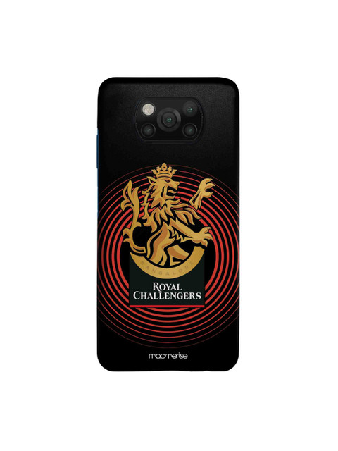 

macmerise Black & Yellow RCB Rings Pattern Sleek Xiaomi Poco X3 Case