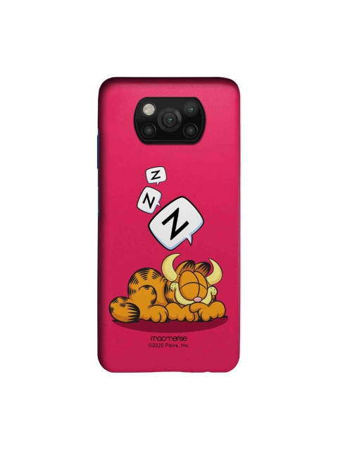 

macmerise Pink & Orange Sleepy Devil Sleek Xiamoi Poco X3 Back Case