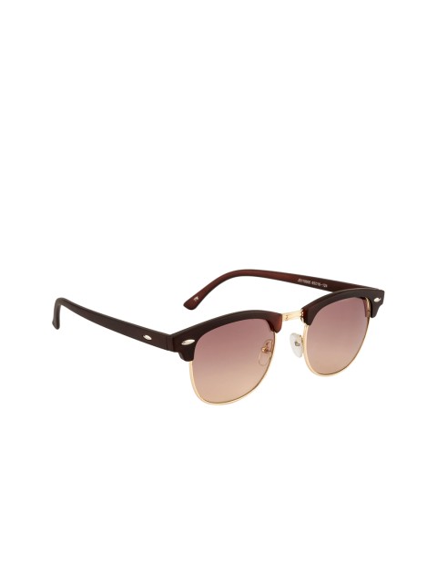 

Ted Smith Unisex UV Protected Lens Browline Sunglasses TS-N1121S, Brown