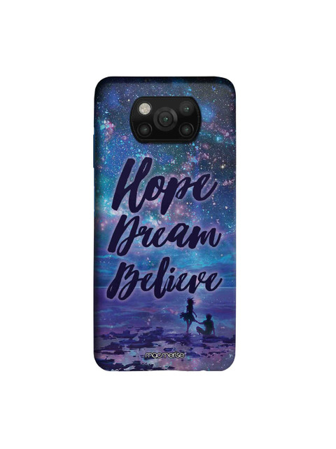 

macmerise Blue & Purple Hope Dream Believe Xiaomi Poco X3 Back Cover