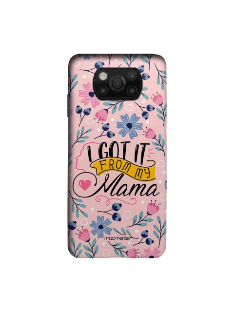 

macmerise Pink & Blue From My Mama Xiaomi Poco X3 Back Case