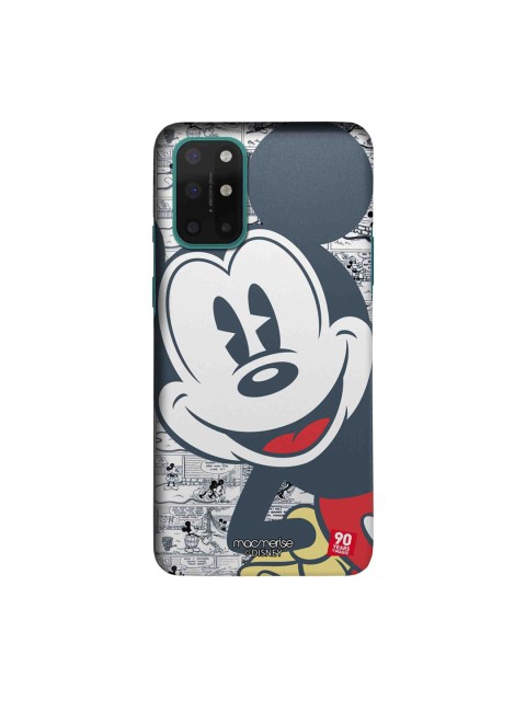 

macmerise White & Teal Blue Mickey Comicstrip OnePlus 8T Back Case