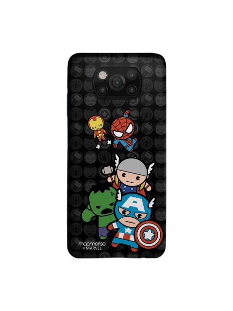 macmerise Black & Red Kawaii Art Marvel Comics Xiaomi Poco X3 Back Cover