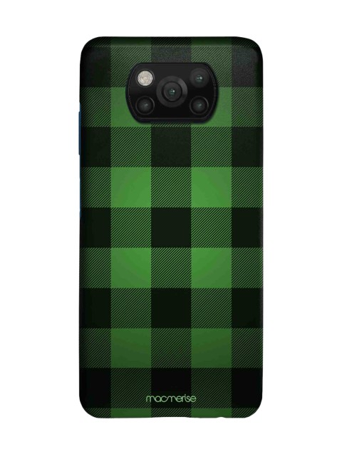 

macmerise Green & Black Checkmate Print Xiaomi Poco X3 Sleek Mobile Case