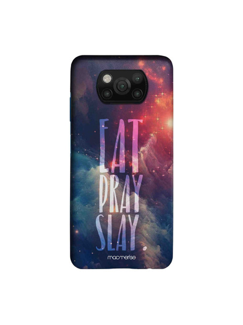 

macmerise Blue & Pink Eat Pray Slay Xiaomi Poco X3 Case