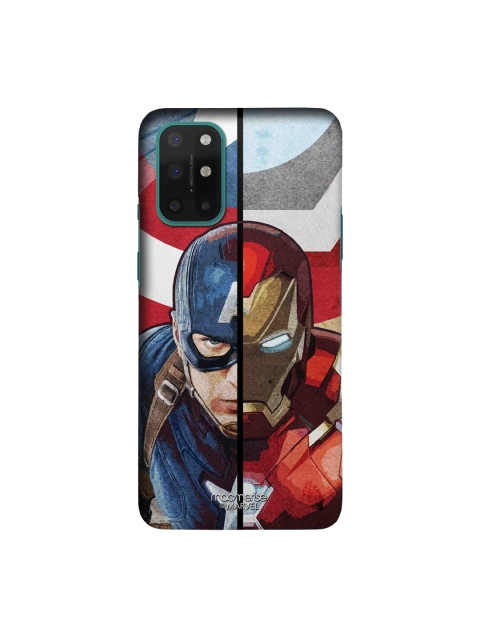 

macmerise Red & Blue Man Vs Machine Printed OnePlus 8T Back Case