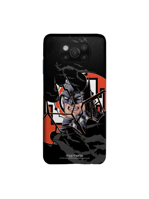

macmerise Black & Orange Angry Bat Xiaomi Poco X3 Sleek Back Case