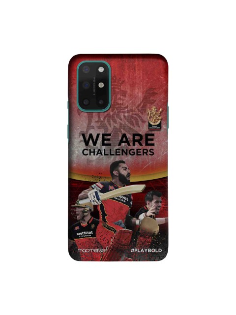 

macmerise Red & Black RCB Celebration Sleek OnePlus 8T Back Cover
