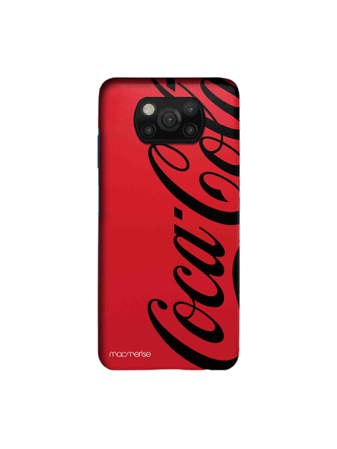 

macmerise Red & Black Coke Xiaomi Poco X3 Back Case