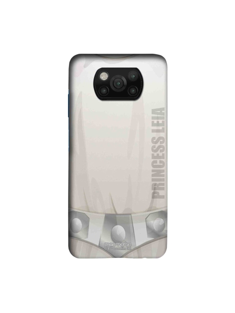 

macmerise White & Grey Attire Leia Sleek Xiamoi Poco X3 Back Case