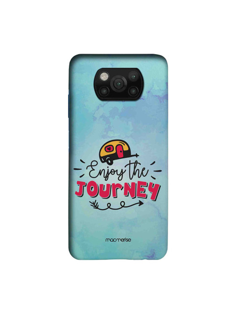 

macmerise Blue & Pink Enjoy The Journey Sleek Xiaomi Poco X3 Back Case