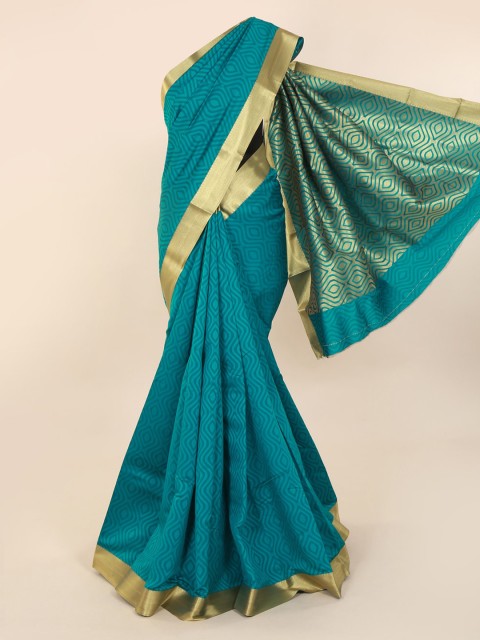 

Pothys Sea Green Woven Design Art Silk Saree