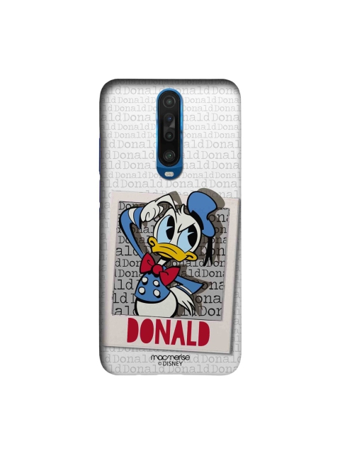 

macmerise Grey & Blue Hello Mr Donald Sleek Xiaomi Poco X2 Back Case
