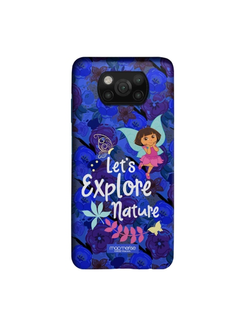 

macmerise Blue & Pink Explore With Dora Xiaomi Poco X3 Back Cover