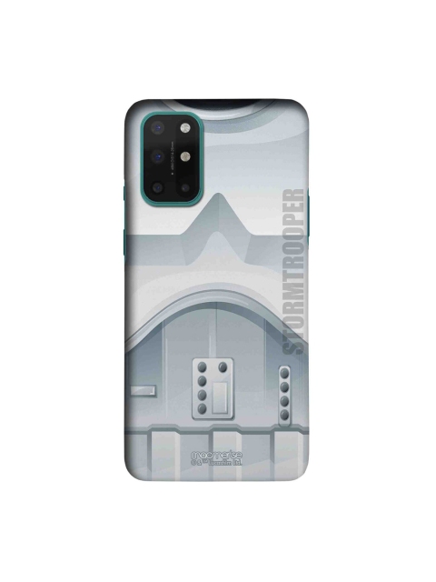 

macmerise Grey & White Attire Trooper Printed OnePlus 8T Back Case