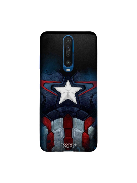 

macmerise Navy Blue & White Captain America Suit Sleek Xiaomi Poco X2 Back Cover