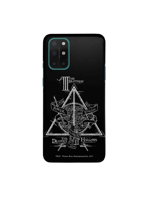

macmerise Black & White The Deathly Hallows OnePlus 8T Sleek Back Case