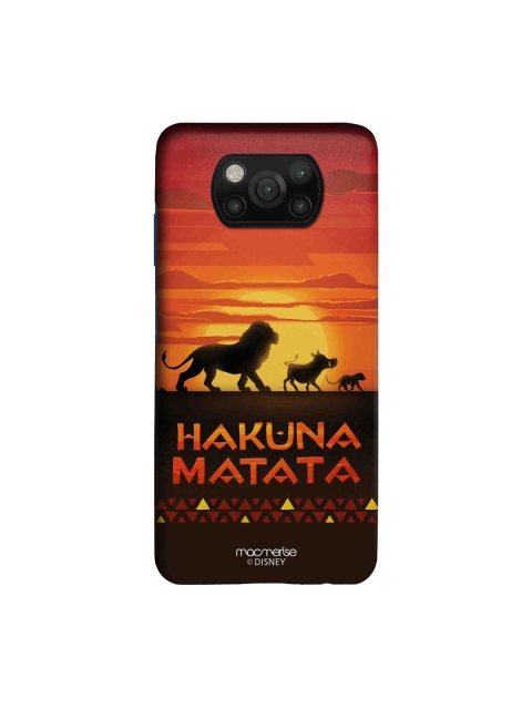 

macmerise Yellow & Brown Hakuna Matata Xiaomi Poco X3 Back Cover