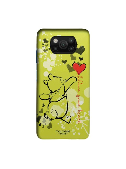 

macmerise Green & Black Follow your Heart Printed Xiaomi Poco X3 Sleek Phone Case