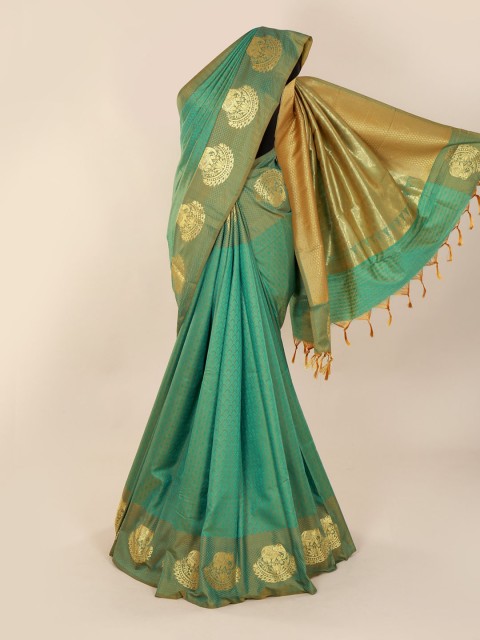 

Pothys Sea Green Woven Design Art Silk Saree