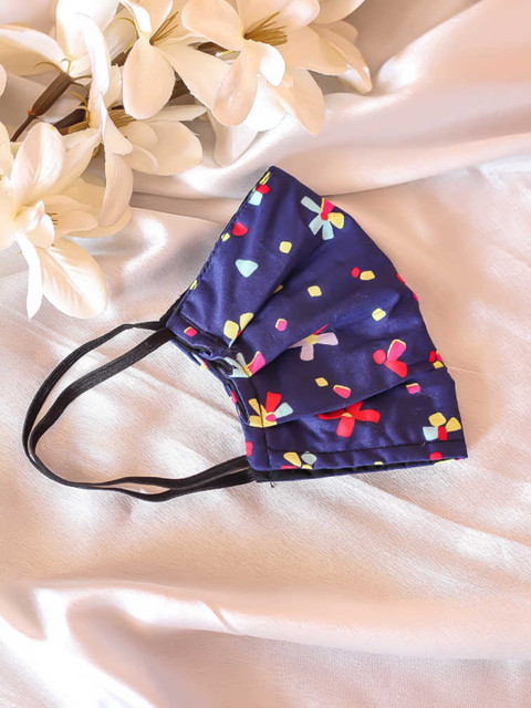 

Bellofox Unisex Blue & Red Printed 3Ply Reusable Protective Outdoor Face Masks