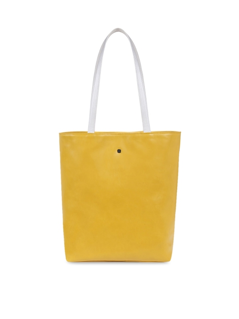 

HORRA Yellow Solid Shoulder Bag