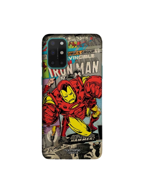 

macmerise Red & Beige Comic Ironman OnePlus 8T Sleek Mobile Case