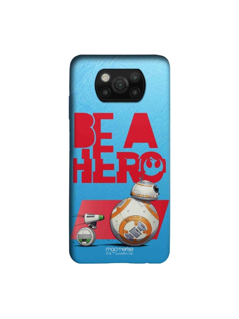 

macmerise Blue & Red Be A Hero Xiaomi Poco X3 Back Case
