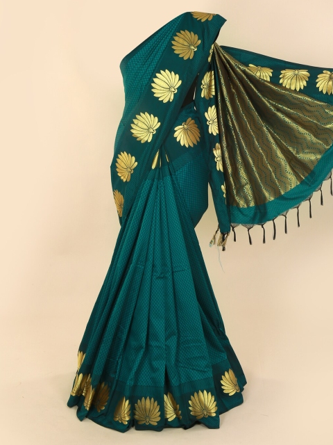 Pothys Green Woven Design Art Silk Saree
