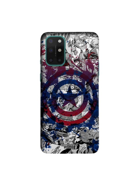 

macmerise Grey & Blue Splash Out Shield OnePlus 8T Sleek Back Case