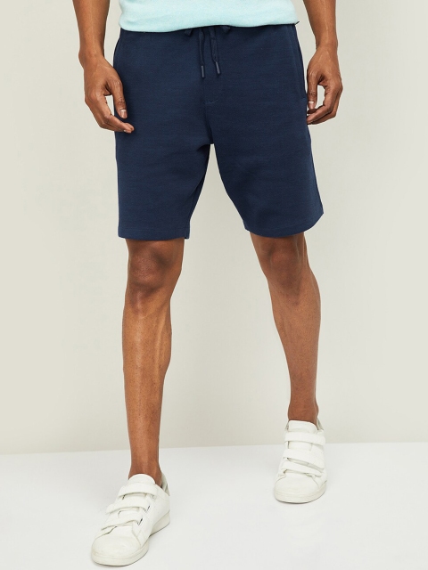 

Fame Forever by Lifestyle Men Navy Blue Solid Regular Fit Shorts