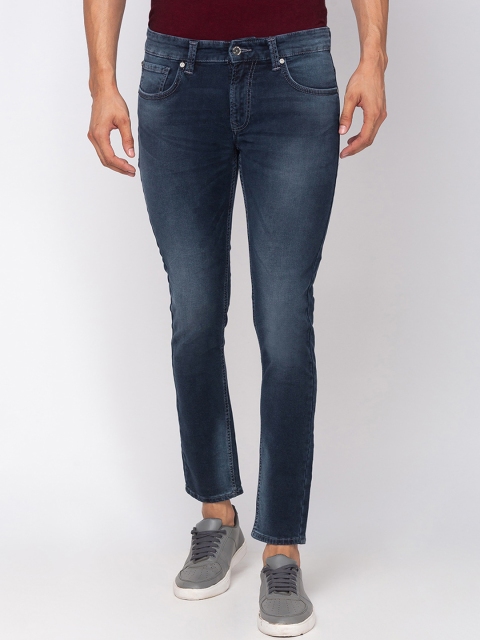 

SPYKAR Men Grey Super Skinny Fit Low-Rise Clean Look Jeans