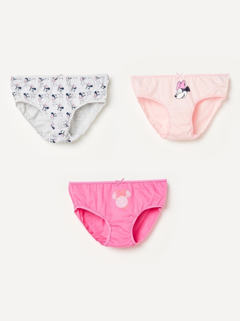 

Fame Forever by Lifestyle Girls Pack Of 3 Basic Briefs 8903734038757, Pink