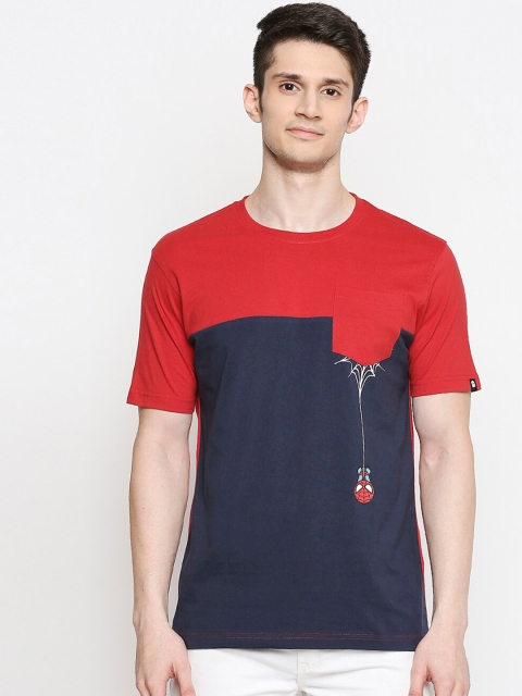 

The Souled Store Unisex Red Spiderman Printed Round Neck T-shirt