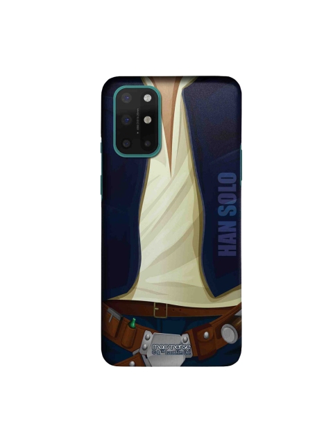 

macmerise Navy Blue & Cream Coloured Attire Han OnePlus 8T Back Case