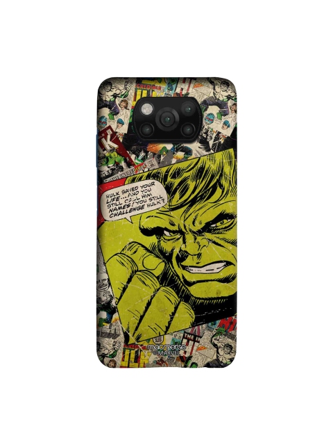 

macmerise Green & White Comic Hulk Sleek Xiamoi Poco X3 Back Case