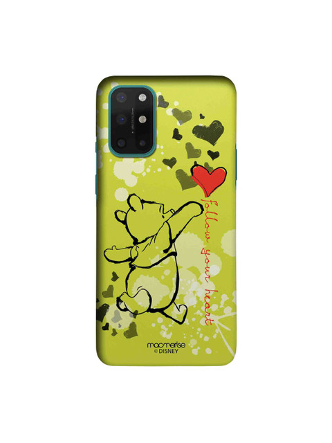 

macmerise Lime Green & Black Follow Your Heart Sleek OnePlus 8T Case